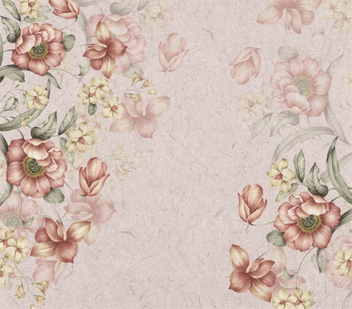 RTS Fox Beautiful Flower Floral Fabric Photography Backdrop