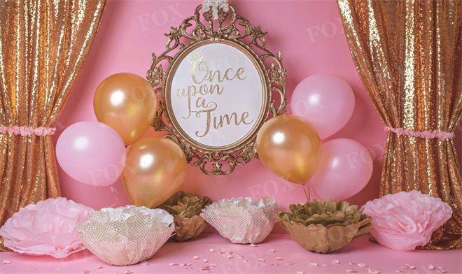 Fox Interiors Pink Vinyl Photography Backdrop Birthday Baby Shower Newborn Kids 1St