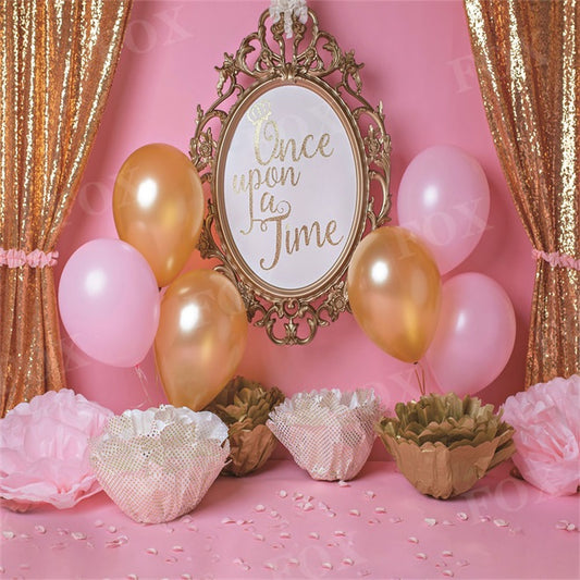 Fox Interiors Pink Vinyl Photography Backdrop Birthday Baby Shower Newborn Kids 1St