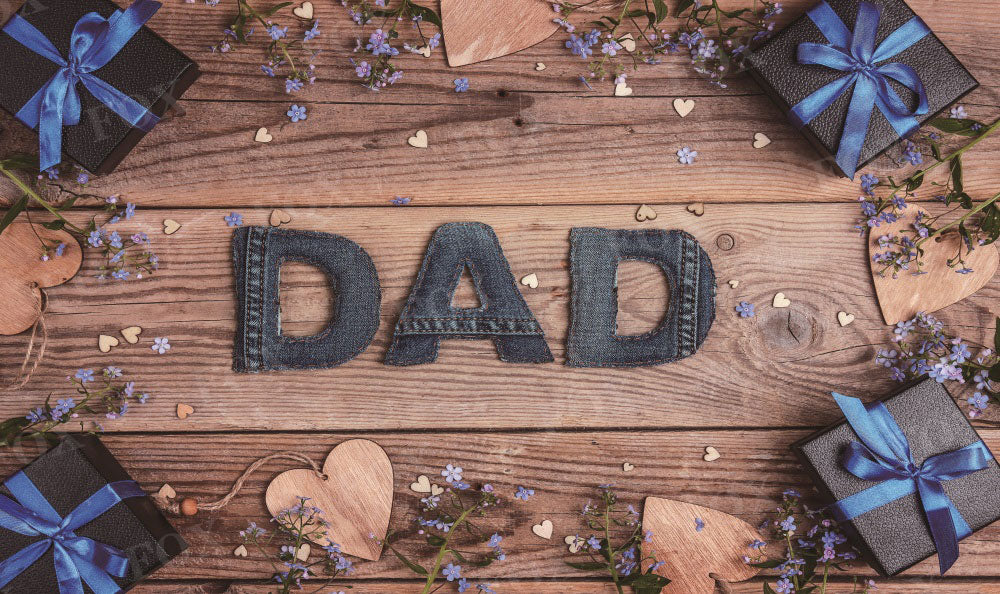 Fox Dad Father's Gifts Vinyl Photography Backdrop