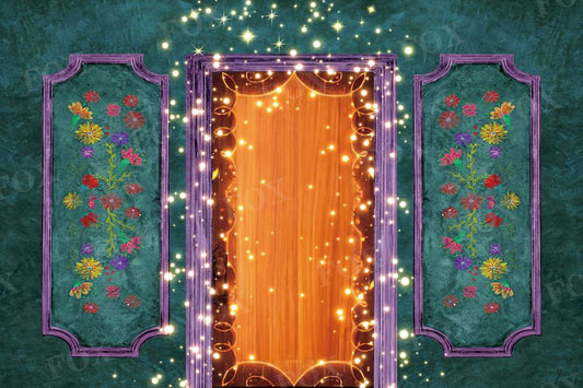 Fox Casita Door Wonderland Vinyl Photography Backdrop