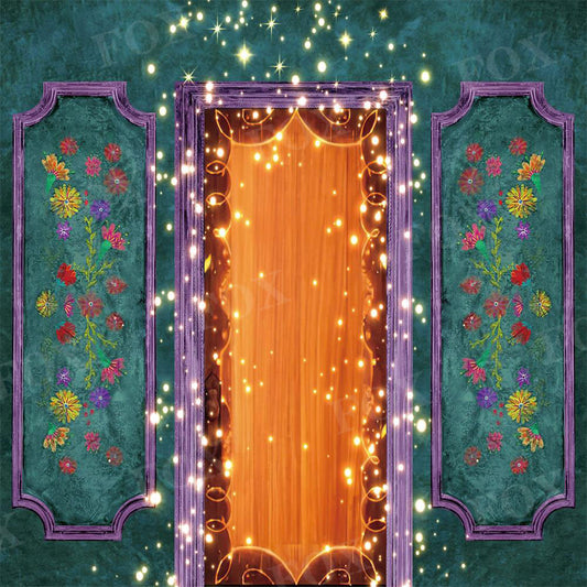 Fox Casita Door Wonderland Vinyl Photography Backdrop