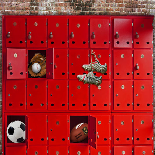 Fox Sport Football Baseball Locker Room Vinyl Backdrop