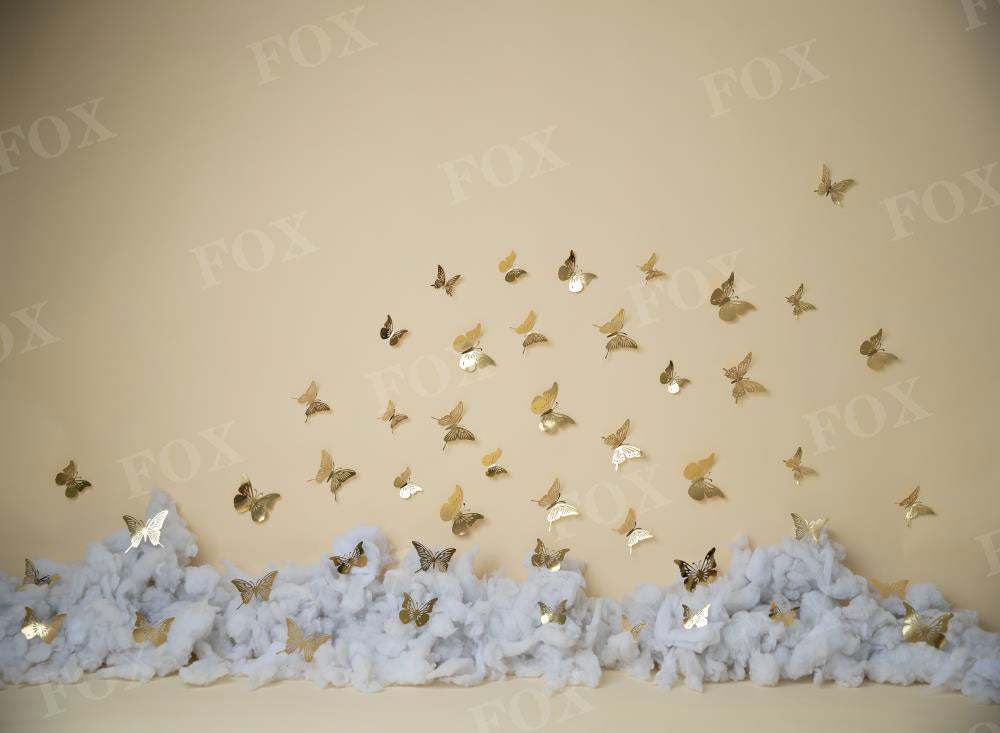 Fox Butterfly Wall Birthday Vinyl Backdrop Designed By Blanca Perez
