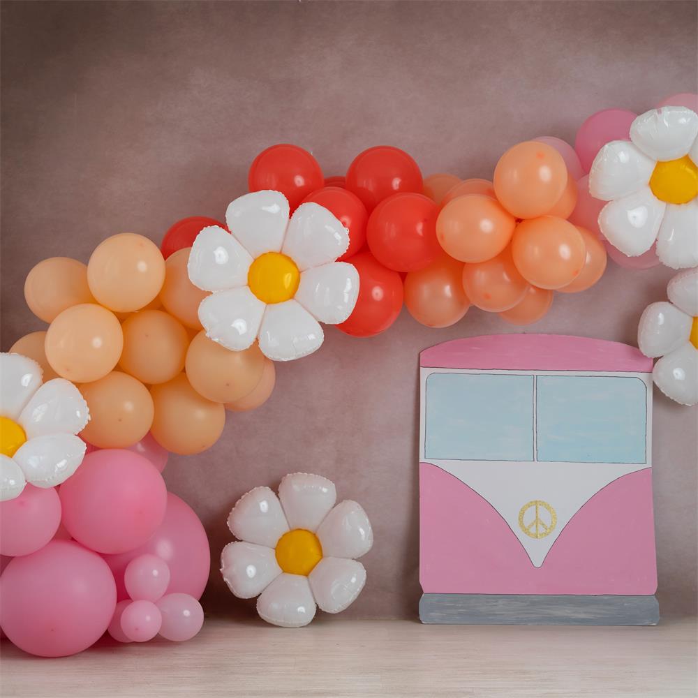 Fox Flower Balloons Cakesmash Vinyl Backdrop Designed By Blanca Perez
