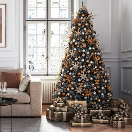 Fox Christmas Tree Beautiful Living Room Vinyl Backdrop Photography