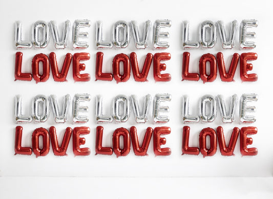 Fox Valentine's Day Red Love Vinyl/Fabric Backdrop