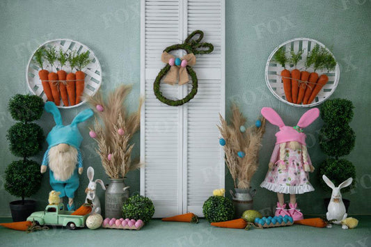 Fox Easter Children Vinyl Backdrop Designed by Blanca Perez