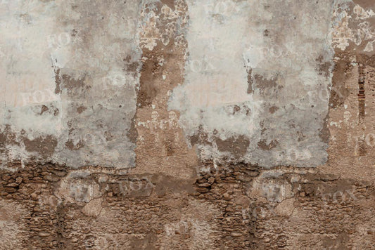 Fox Brown Brick Wall Fabric/Vinyl Backdrop for Photography