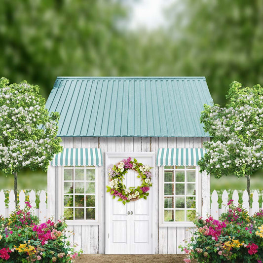 Fox Spring House Photography Vinyl Backdrop