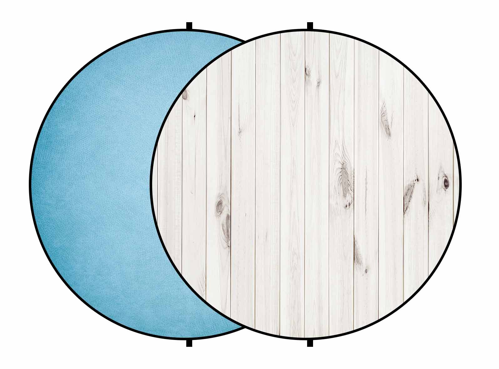 Fox Abstract Blue/ White Wood Collapsible Backdrop 5x5ft(1.5x1.5m) - Foxbackdrop
