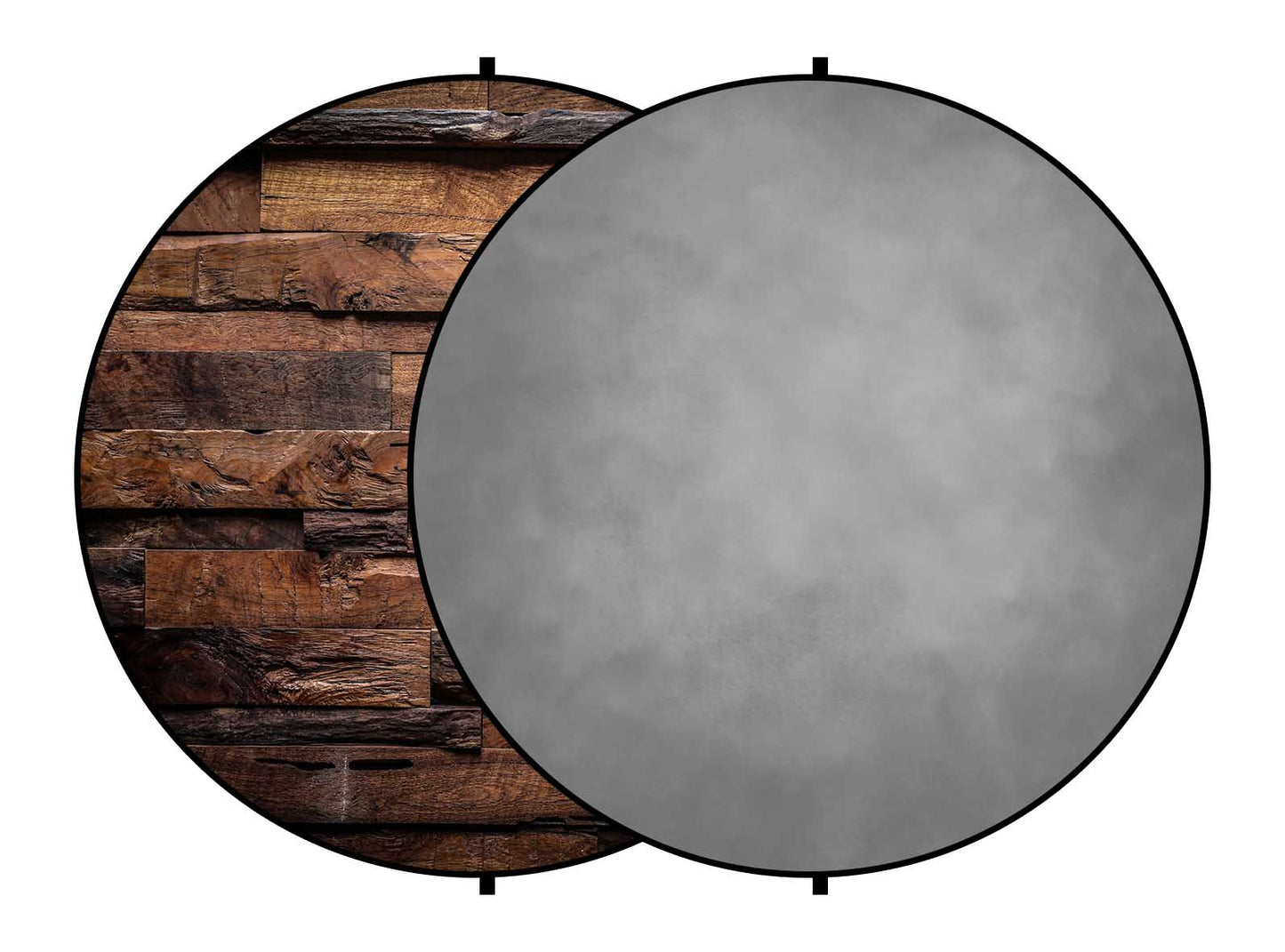 Fox Abstract Gray/ Brown Wood Collapsible Backdrop 5x5ft(1.5x1.5m) - Foxbackdrop