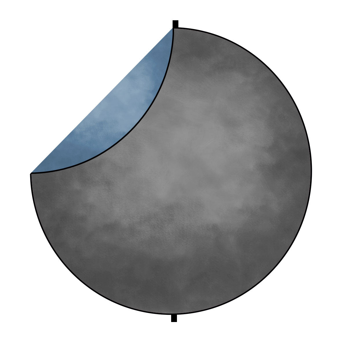 Fox Abstract Gray/Blue Collapsible Photography Backdrop 5x5ft(1.5x1.5m) - Foxbackdrop