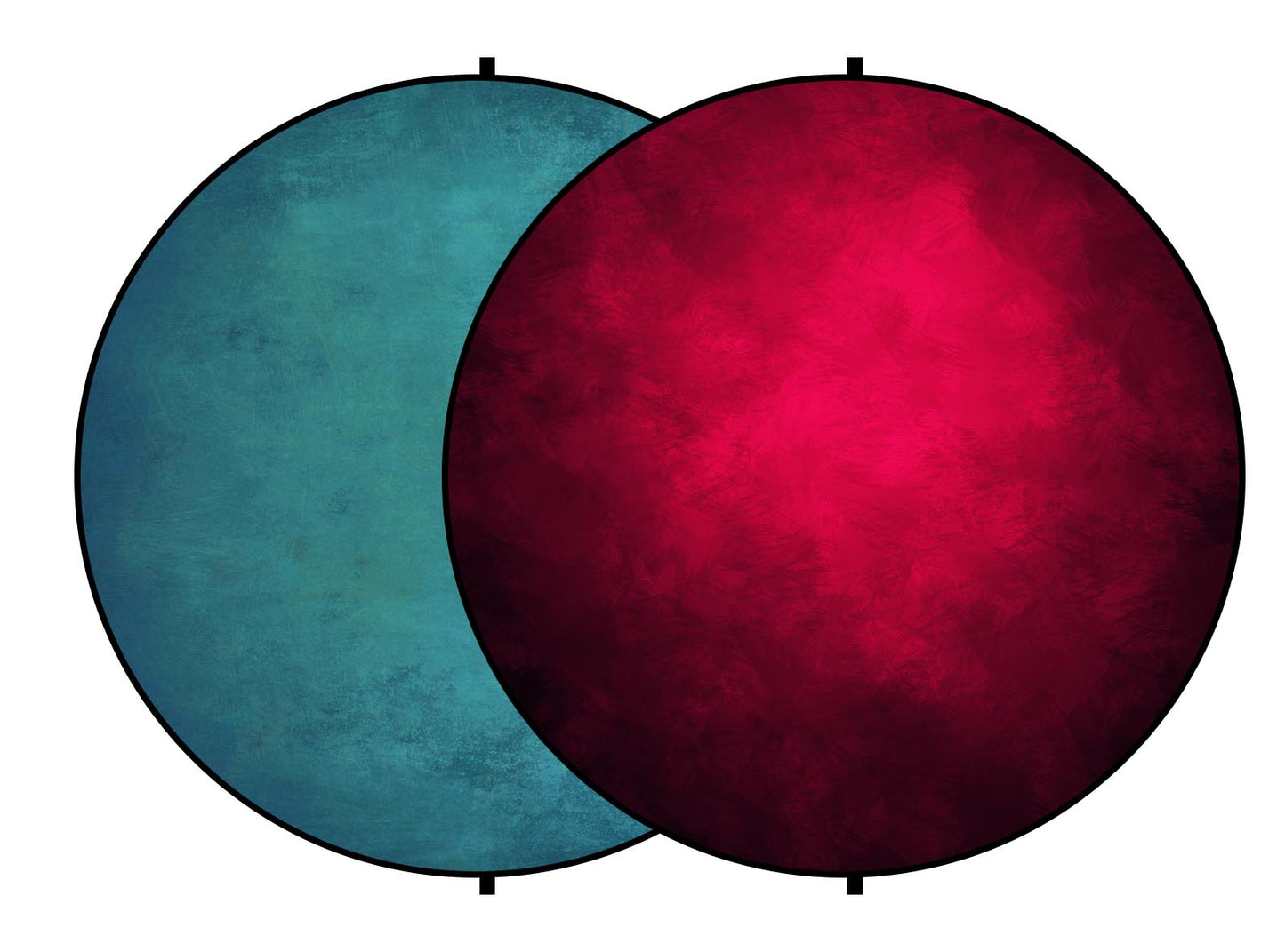 Fox Abstract Burgundy/Blue Collapsible Backdrop 5x5ft(1.5x1.5m) - Foxbackdrop