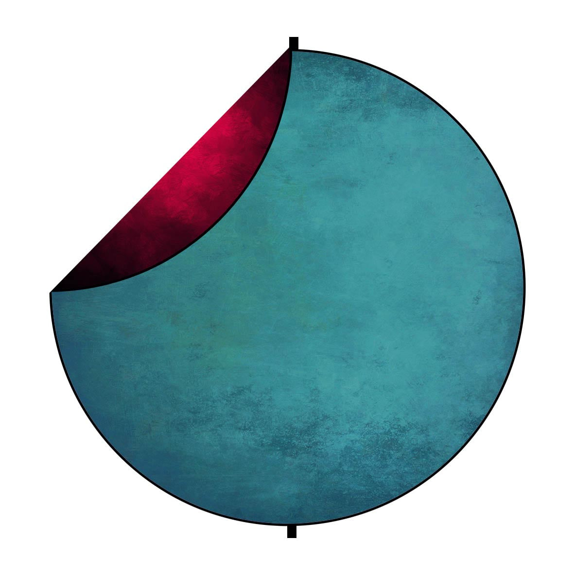 Fox Abstract Burgundy/Blue Collapsible Backdrop 5x5ft(1.5x1.5m) - Foxbackdrop