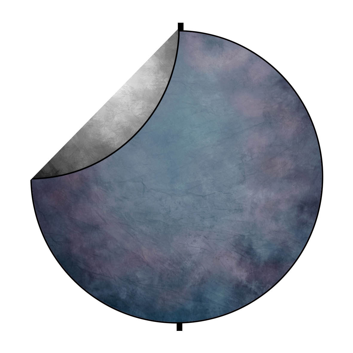 Fox Abstract Grey/Blue&Pink Collapsible Portrait Backdrop 5x5ft(1.5x1.5m) - Foxbackdrop