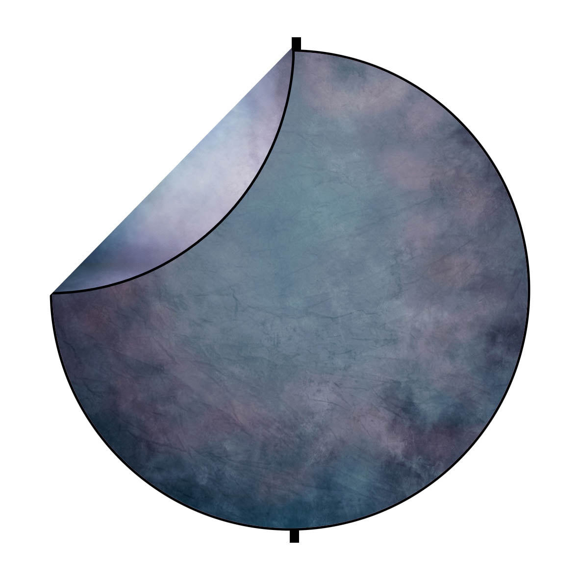 Fox Abstract Blue/Blue&Pink Collapsible Portrait Backdrop 5x5ft(1.5x1.5m) - Foxbackdrop