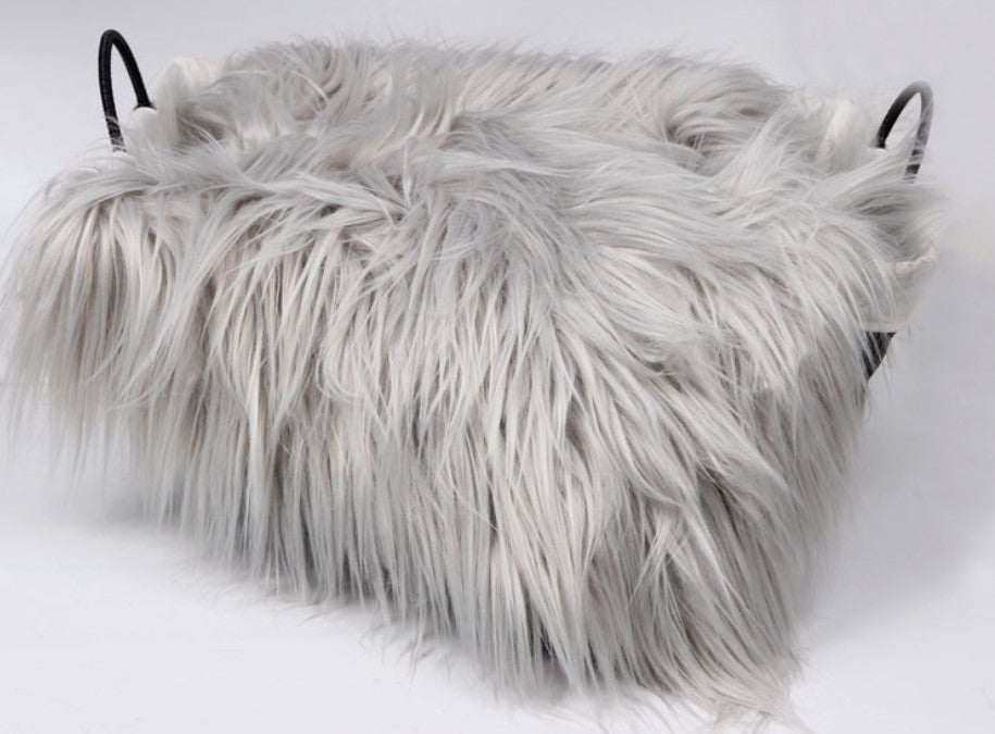 Fox 100x85cm Children photography Fur rugs props for newborn Blankets - Foxbackdrop