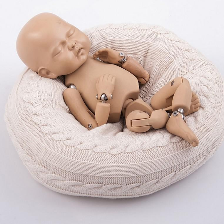 Fox Beige Newborn Posing Fabric Studio Props Bundle for Photography - Foxbackdrop