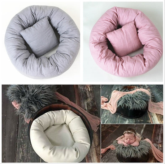 Fox 2pcs Newborn photography Posing lying pillows Studio Props Bundle - Foxbackdrop