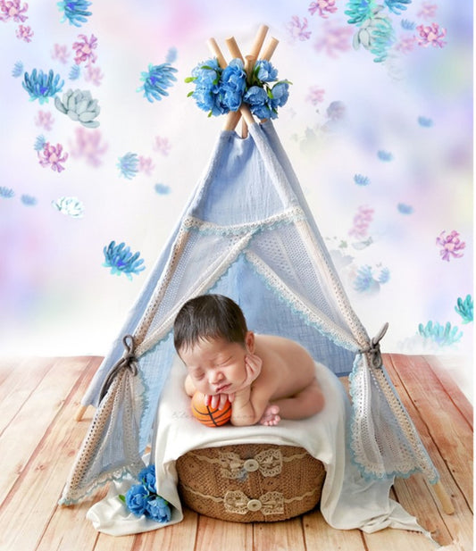 Fox Newborn Photo Props Camper for Photography(without any decorations） - Foxbackdrop