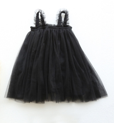 Fox Girls Princess Dress Suspender Gauze Skirt Summer Child Baby Tulle Skirt Dress
