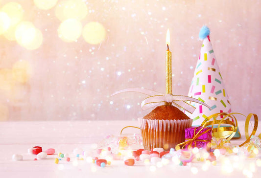 Fox Rolled Cake Smash Children Birthday Vinyl Backdrop - Foxbackdrop