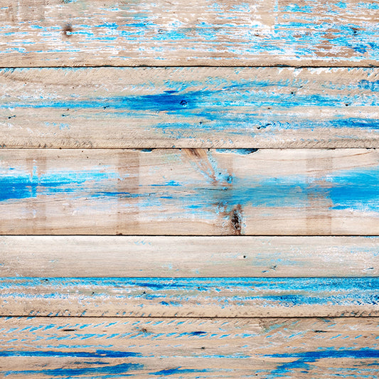 Fox Wood with Blue Children Vinyl Photography Backdrop Food - Foxbackdrop