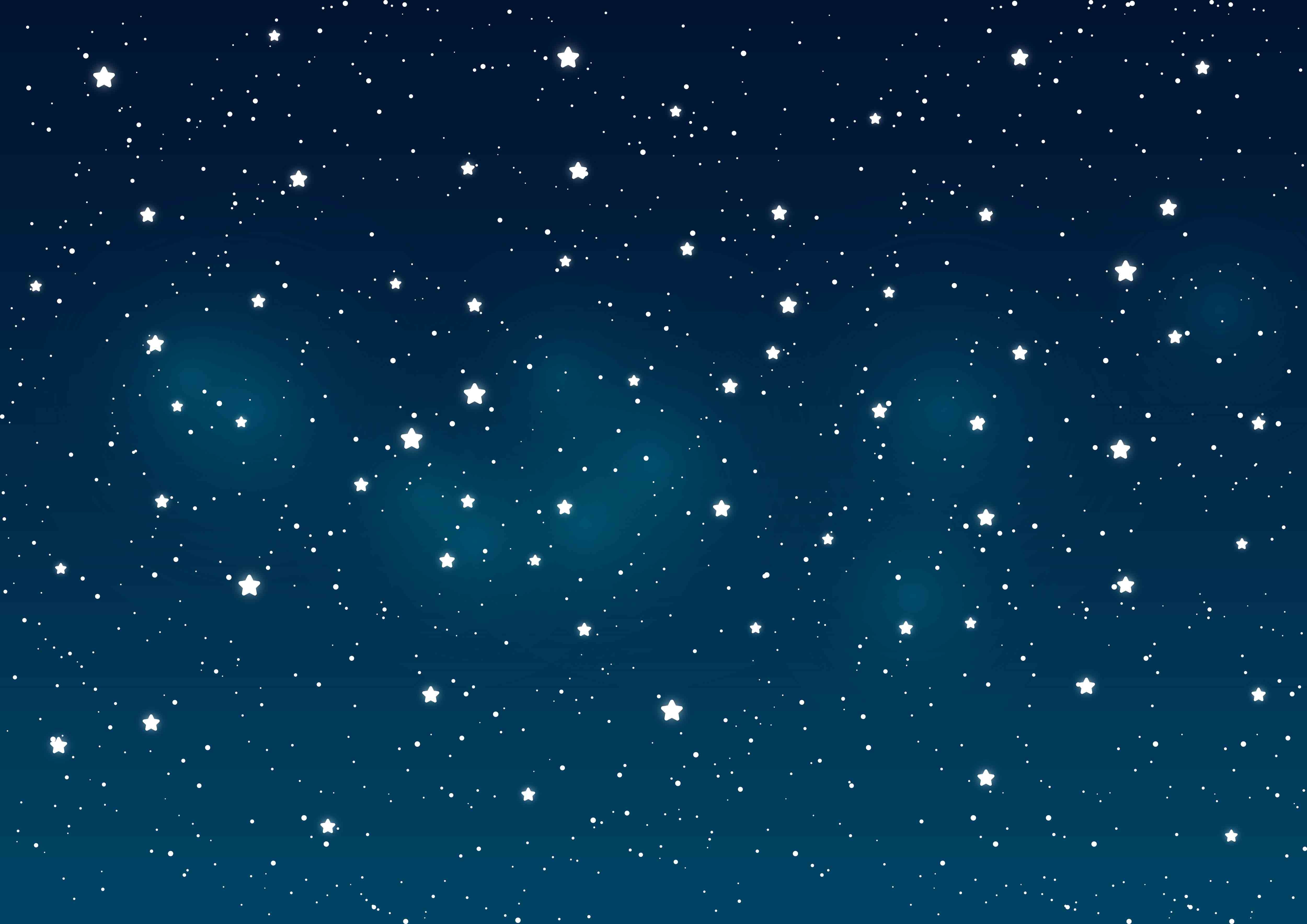 Fox Night Sky Stars Rolled Children Vinyl Backdrop - Foxbackdrop