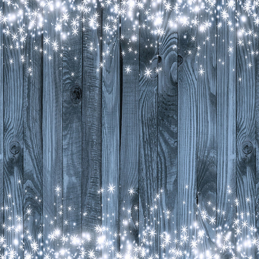 Fox Rolled Wood Board Shiny Glitter Vinyl Photos Backdrop - Foxbackdrop