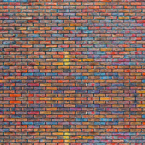 Fox Rolled Yellow Brick Wall Vinyl Photo Backdrop - Foxbackdrop