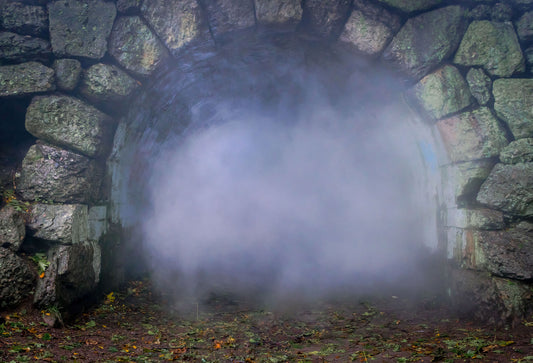 Fox Stone Cave Smoke Vinyl Photos Backdrop - Foxbackdrop