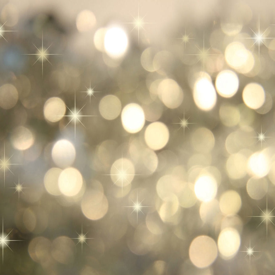 Fox Rolled Light Golden Glitter Shining Bokeh Viny Backdrop - Foxbackdrop