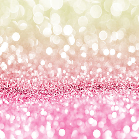 Fox Rolled Pink Glitter Bokeh Vinyl Photo Backdrop - Foxbackdrop