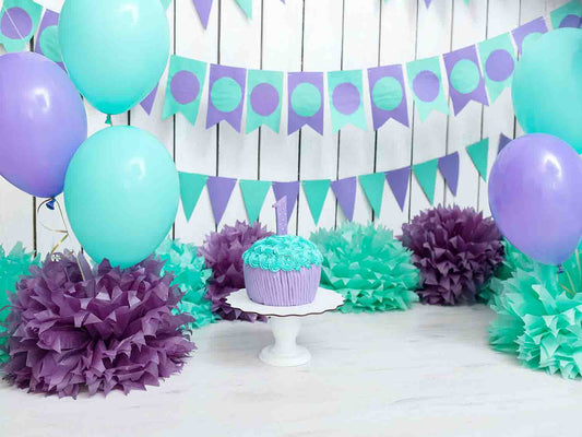 Fox Rolled Boy Cake Smash Vinyl Photo Studio Backdrop - Foxbackdrop