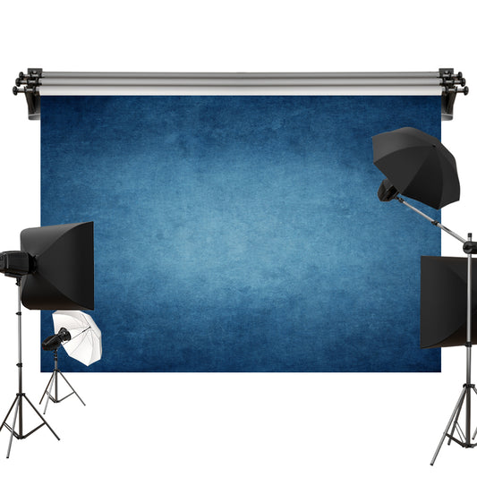 Fox Abstract Blue Portrait Vinyl Backdrop