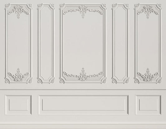 Fox Rolled Milk White Door Vinyl Photography Backdrop - Foxbackdrop