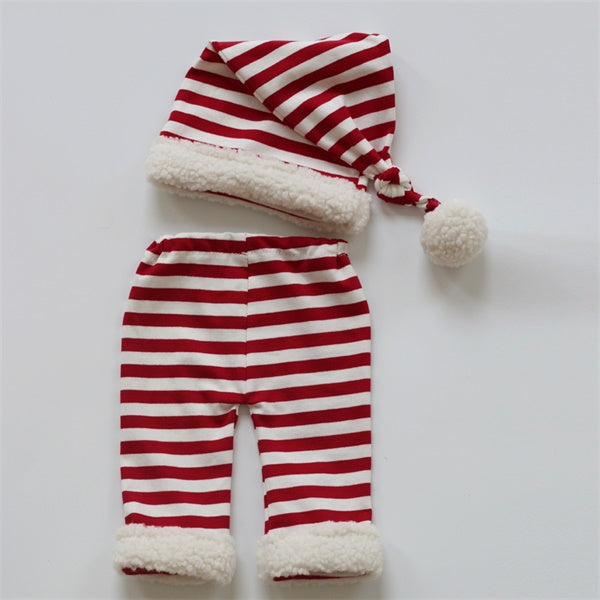 Fox 2pcs Children Baby Stripe for Studio Photography Prop Outfits - Foxbackdrop