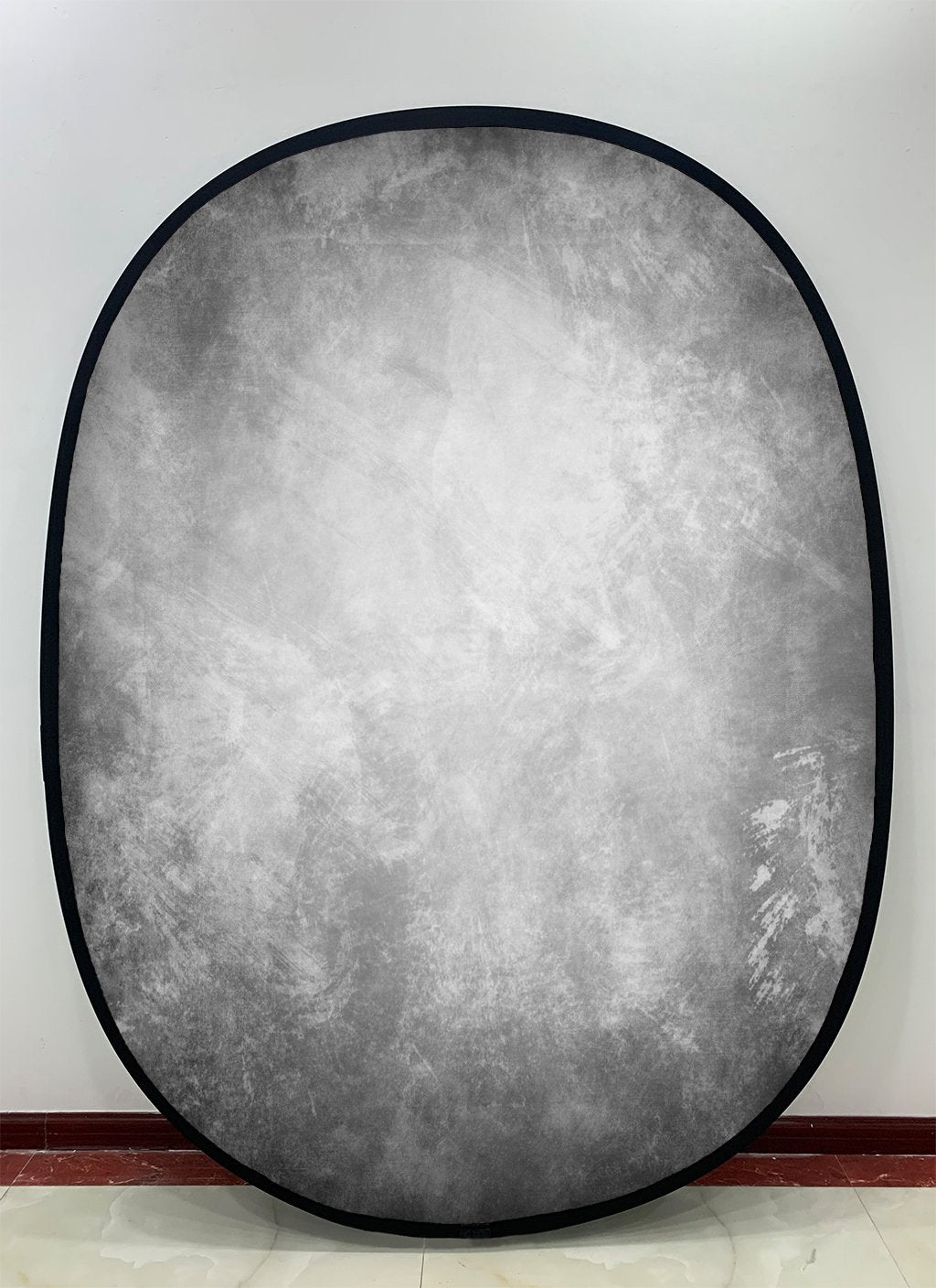 Fox Gray Abstract Texture/ Blue Green Abstract Texture Collapsible Backdrop Photography 5X6.5ft(1.5x2m) - Foxbackdrop