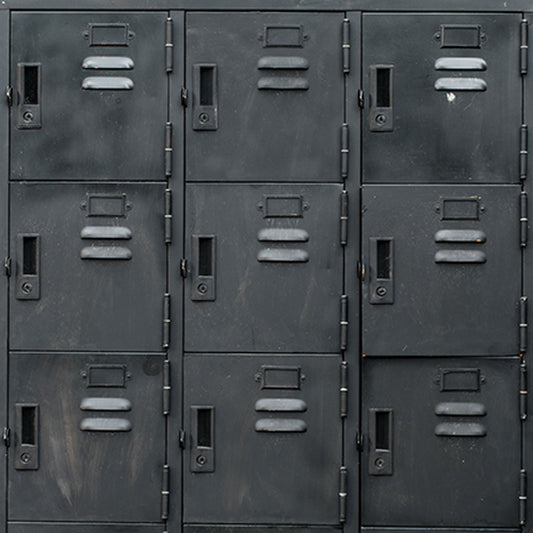 Fox Dark Locker Cabinet Vinyl Photography Backdrop - Foxbackdrop