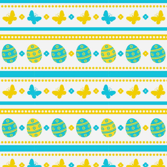 Fox Rolled Children Easter Egg Vinyl Photography Backdrop - Foxbackdrop