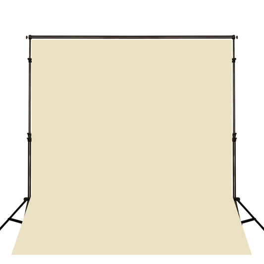 Fox Rolled Solid Cream Vinyl Photo Studio Backdrop - Foxbackdrop