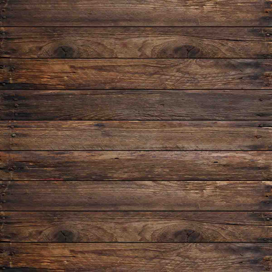 Fox Rolled Brown Barn Wood Vinyl Photography Backdrop - Foxbackdrop