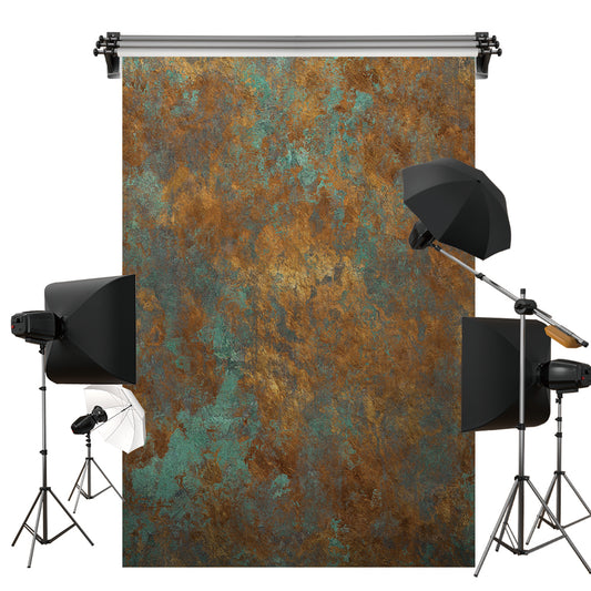 Fox Abstract Iron Rust Portrait Vinyl Backdrop