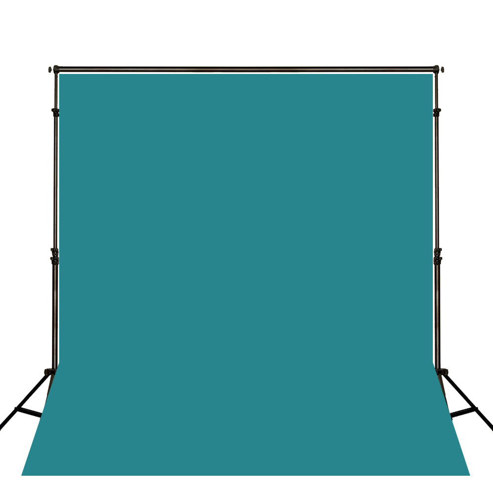 Fox Rolled Solid Blue Green Vinyl Photography Backdrop - Foxbackdrop