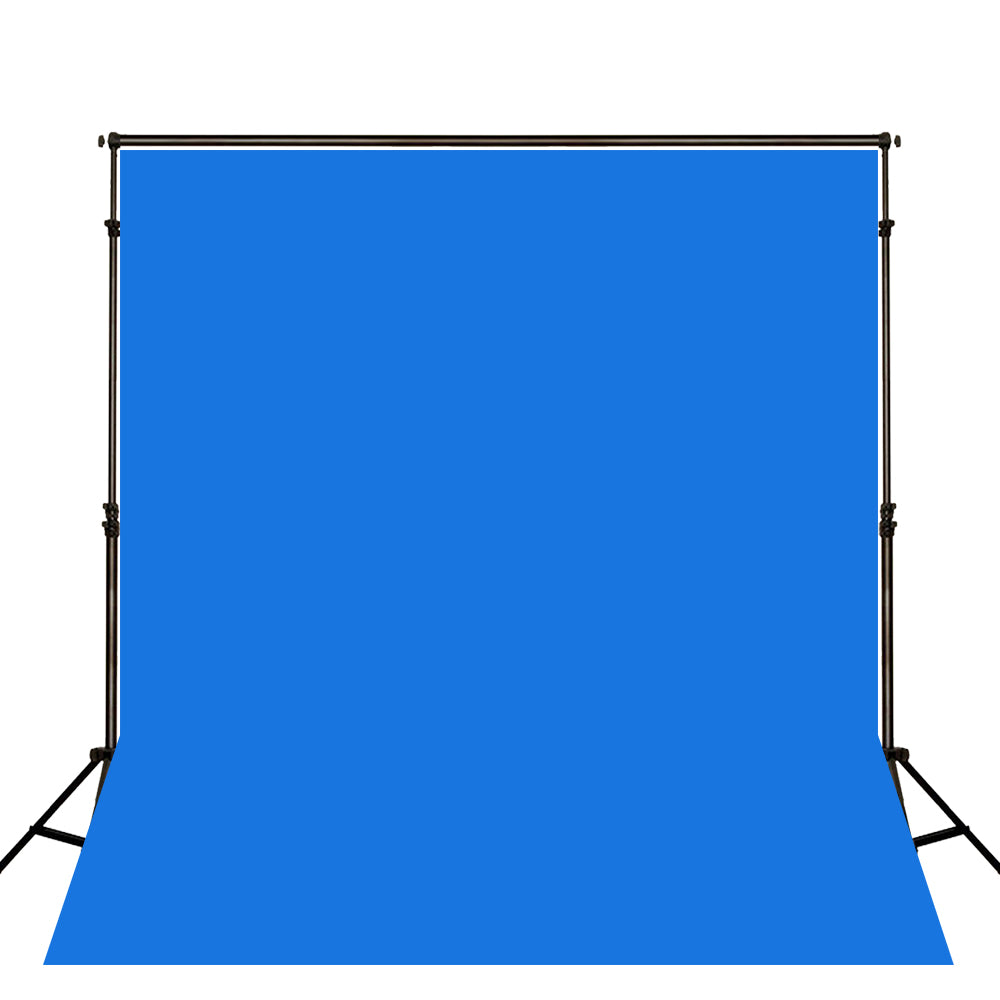 Fox Rolled Solid Blue Vinyl Photographic Backdrop - Foxbackdrop