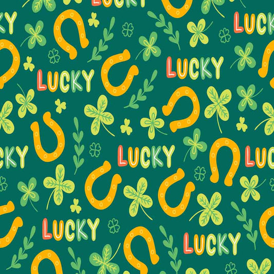 Fox Rolled St. Patrick's Day Lucky Green Backdrop for Photography - Foxbackdrop