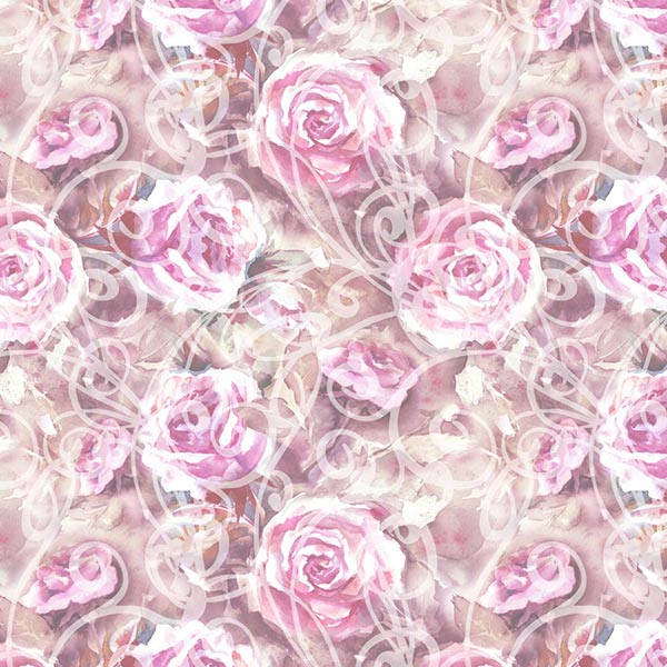 Fox Rolled Pink Flowers Vinyl Spring Photography Backdrops - Foxbackdrop