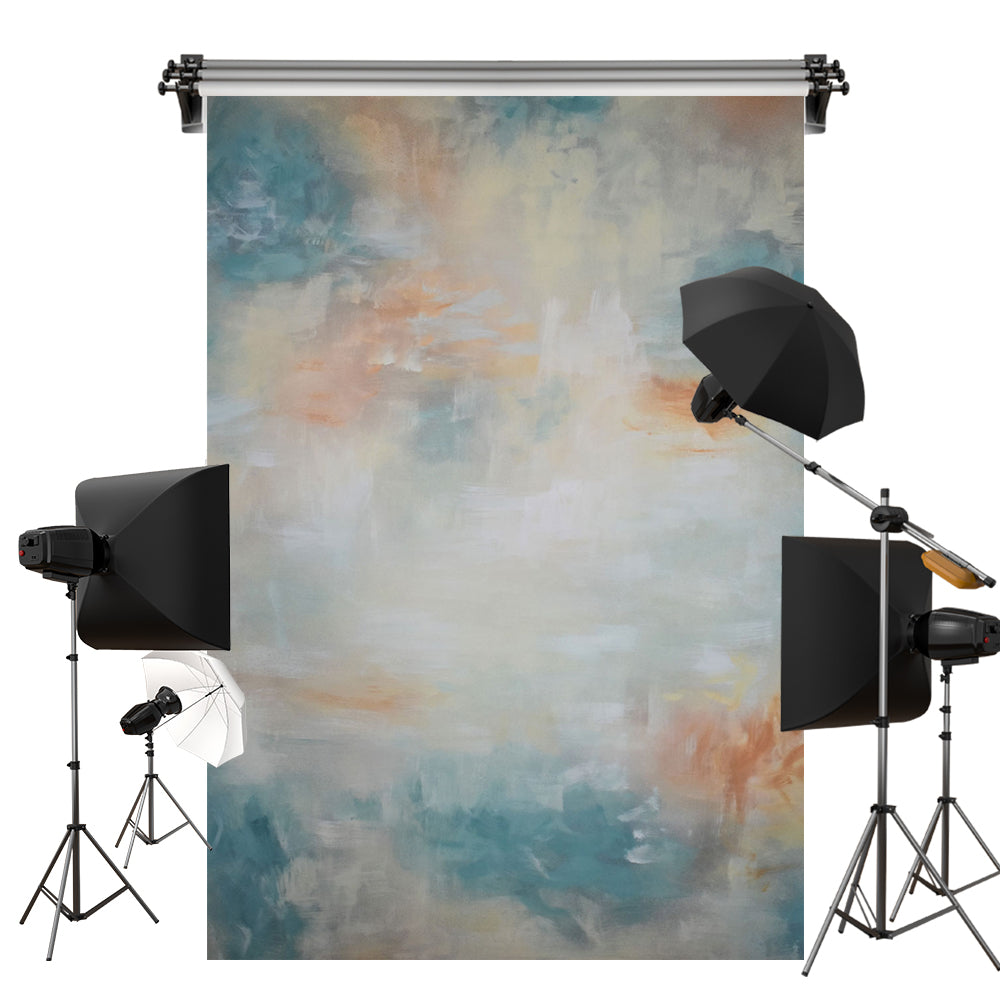 Fox Painting Abstract Vinyl/Fabric Backdrop for Photography