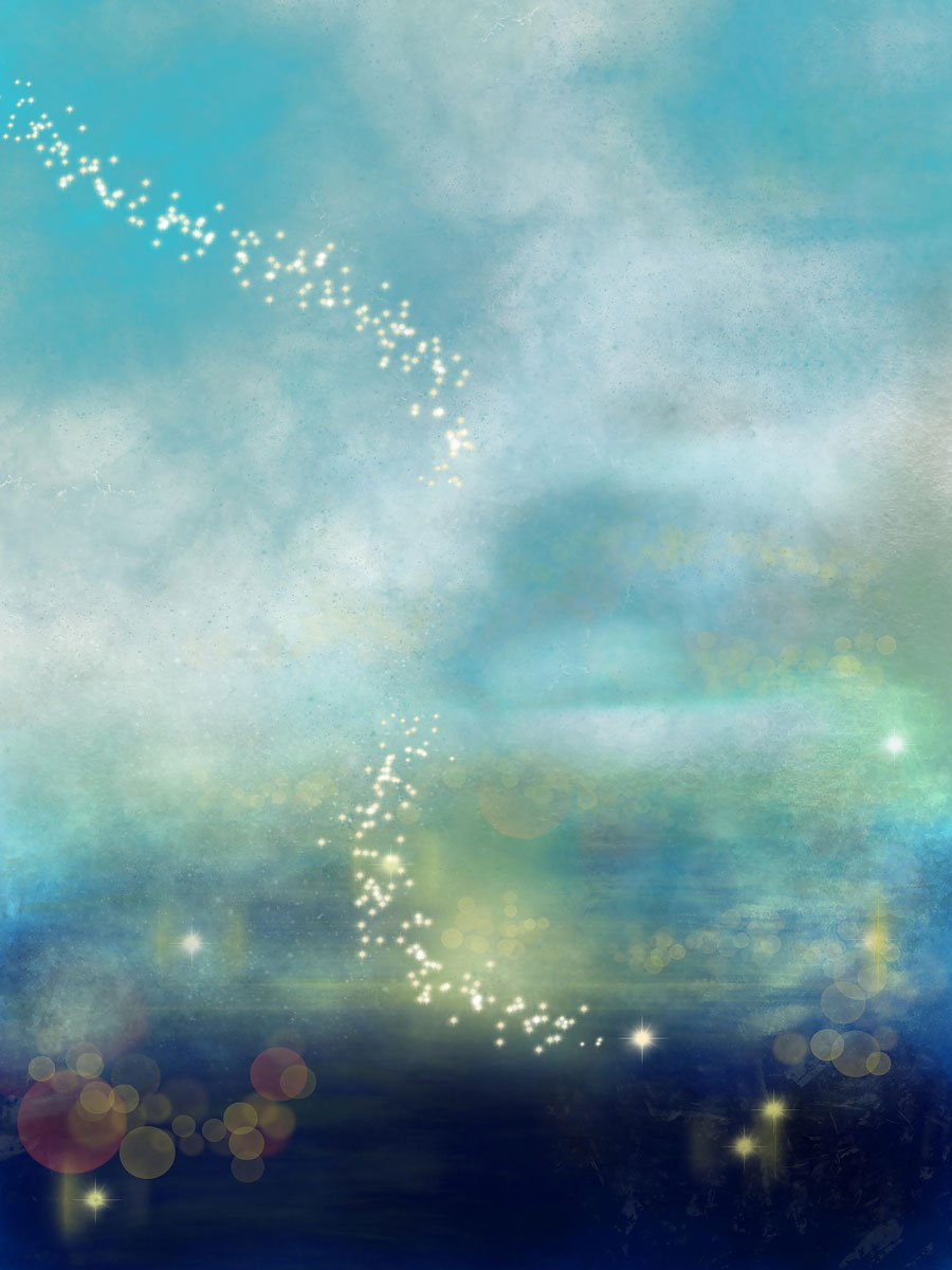 Fox Dreamy Vinyl Abstract Green Backdrop Designed By Ani Ghelichian - Foxbackdrop